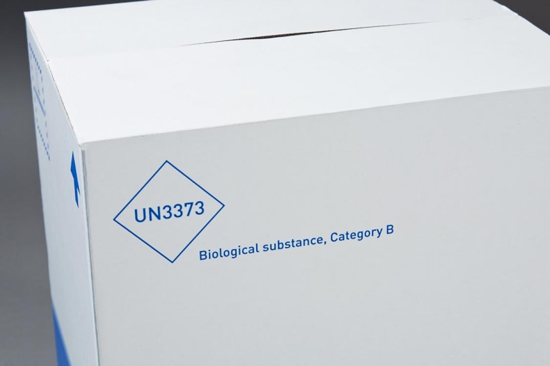 insulated shipping box for clinical trials